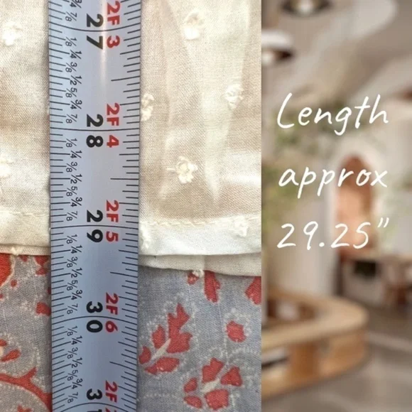 FREE PEOPLE Charlotte Embroidered Swiss Dot Relaxed Tunic/Dress-SM NWT - Picture 15 of 16